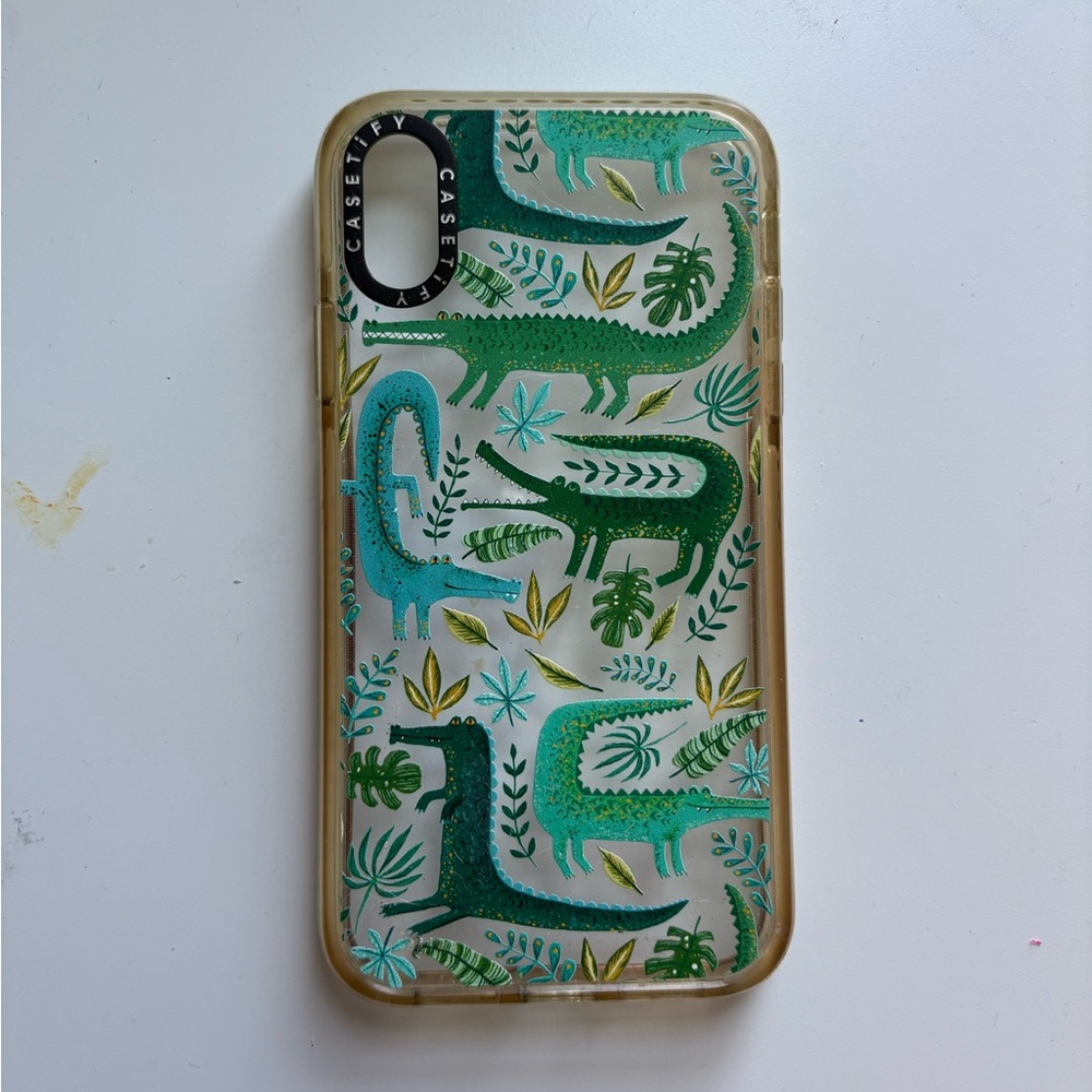 Casetify Vibrant Dinosaur iPhone Case